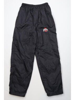 Vintage 90s Mens Medium The Ohio State University Windbreaker Rain Pants Black